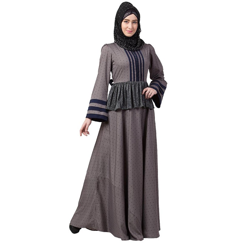 polka dot abaya